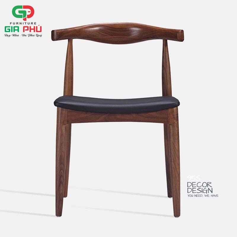 Ghế ăn ghế cafe Elbow Bull gỗ đẹp hiện đại - G4