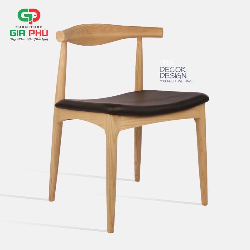 Ghế ăn ghế cafe Elbow Bull gỗ đẹp hiện đại - G4