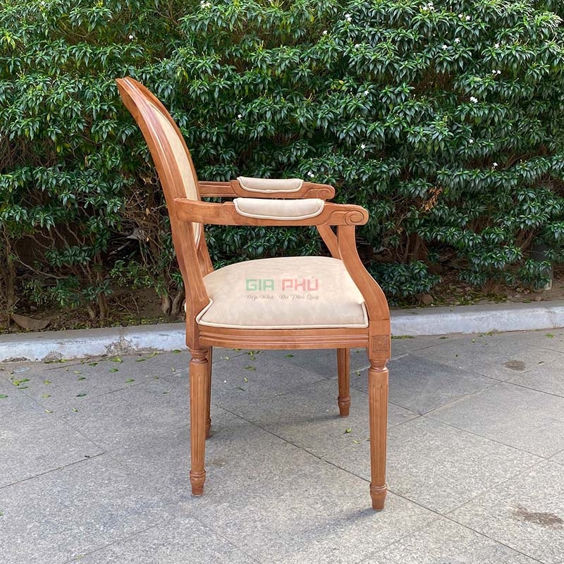 Ghế ăn Louis tân cổ điển có tay vịn - GL02