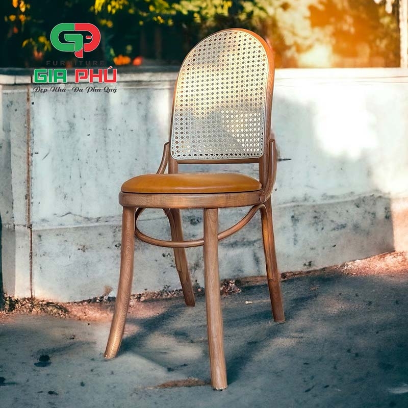 Ghế cafe gỗ lưng mây Thonet 812 - G50