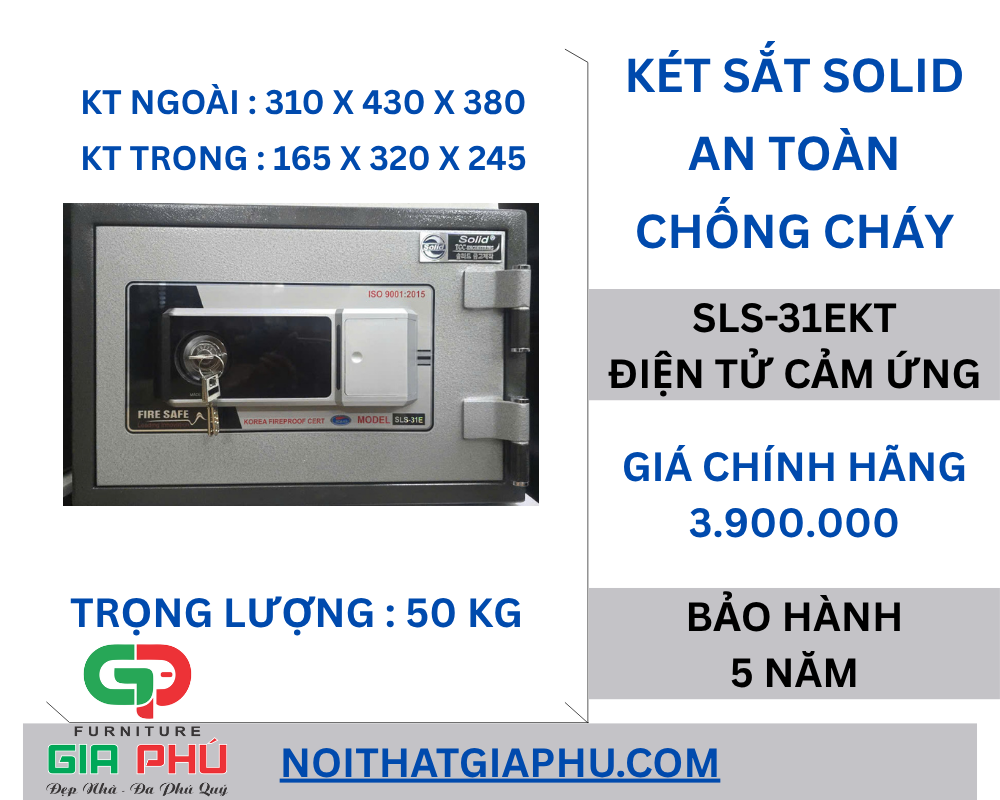 Mua két sắt tại Quảng Ngãi - Két sắt điện tử SLS31E