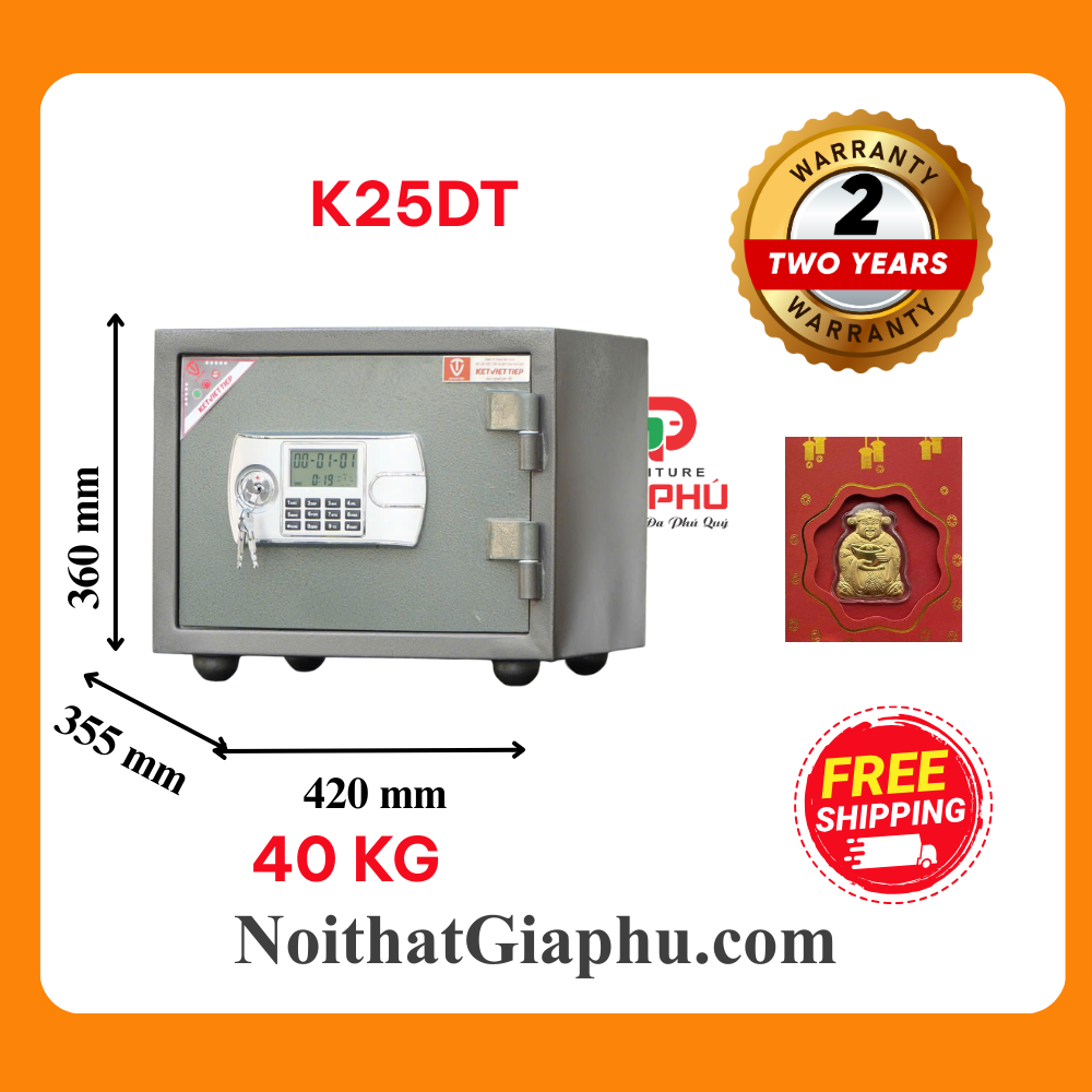 Két sắt Việt Tiệp K25DT - Két sắt Việt Tiệp Đà Nẵng