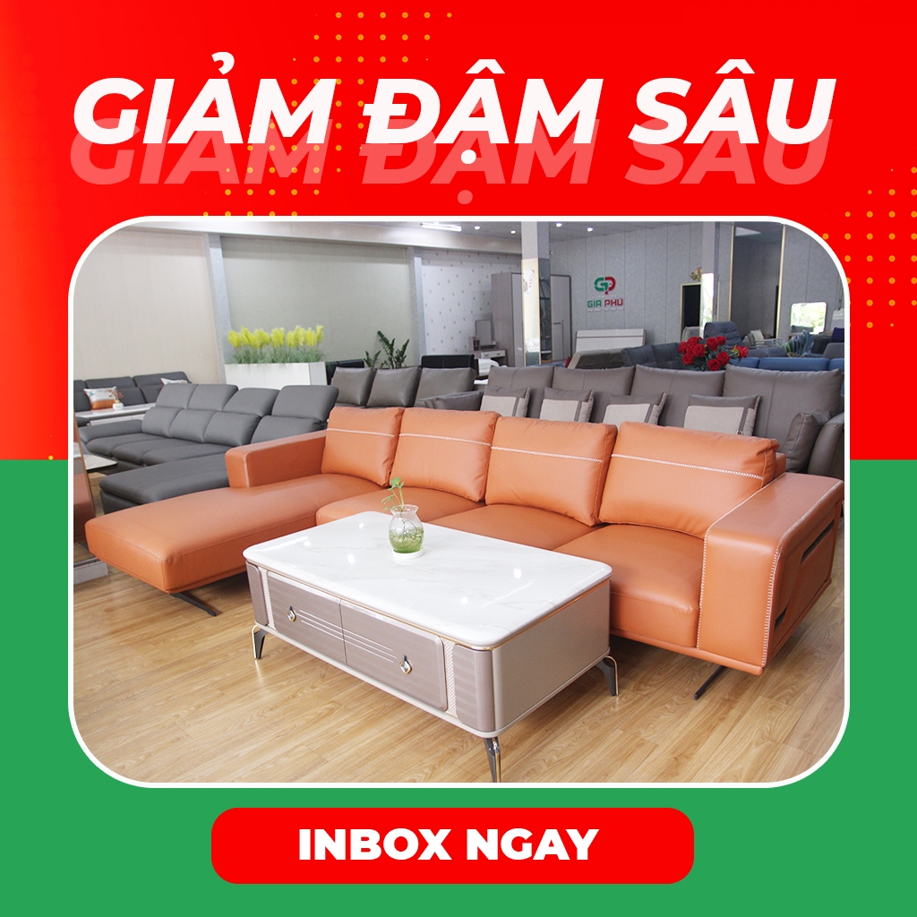 Sofa góc da cao cấp GP421 - Sofa da tại Tam Kỳ - SofaVN29