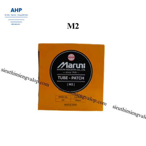 Hộp 100 miếng vá săm ô tô Maruni Nhật Bản (40mm) Model: M2
