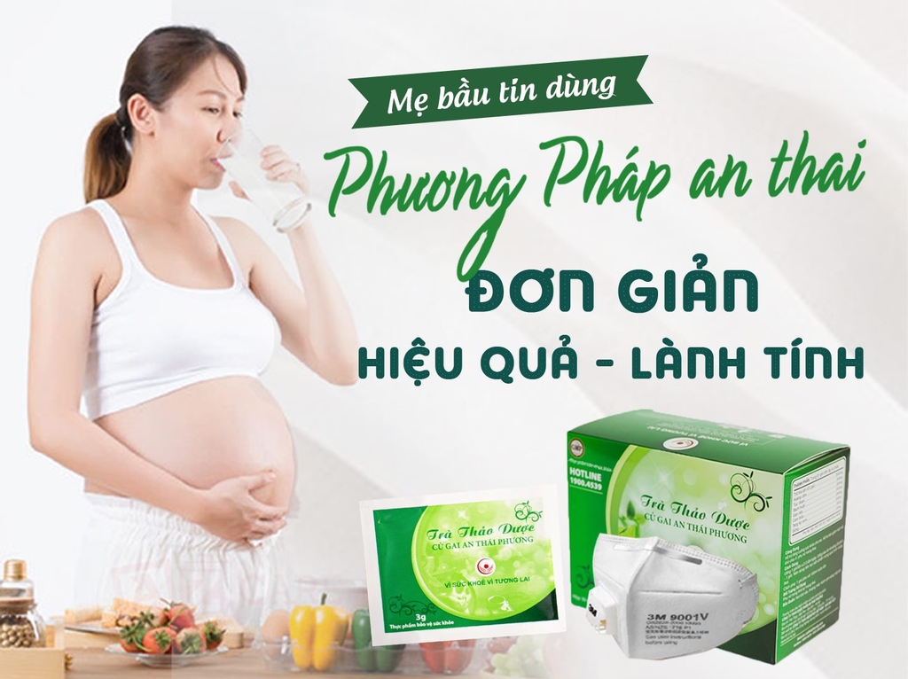 phương pháp an thai lành tính với trà củ gai