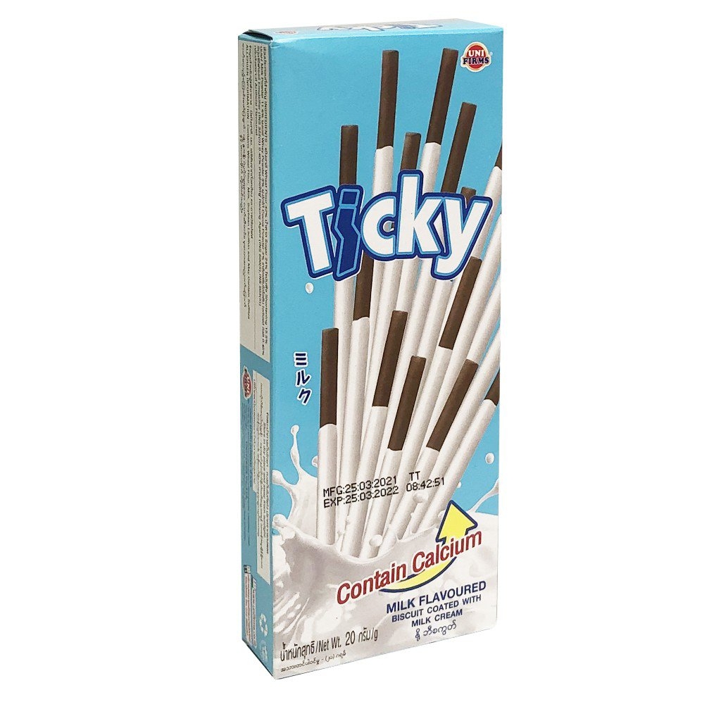 Bánh que Ticky thái xanh/12b*13gói