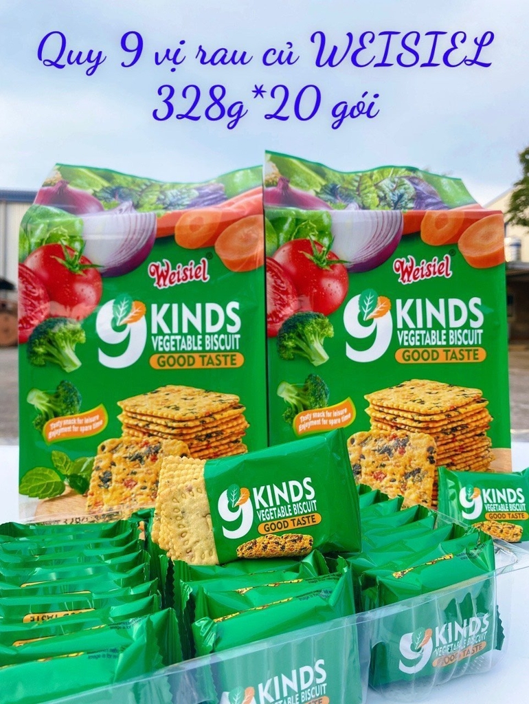 Bánh Quy rau củ 9 vị/20