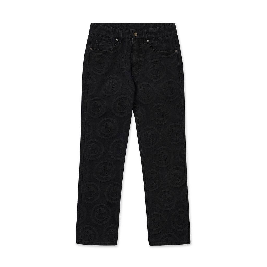 Embroidered Duck Logo Denim Jeans