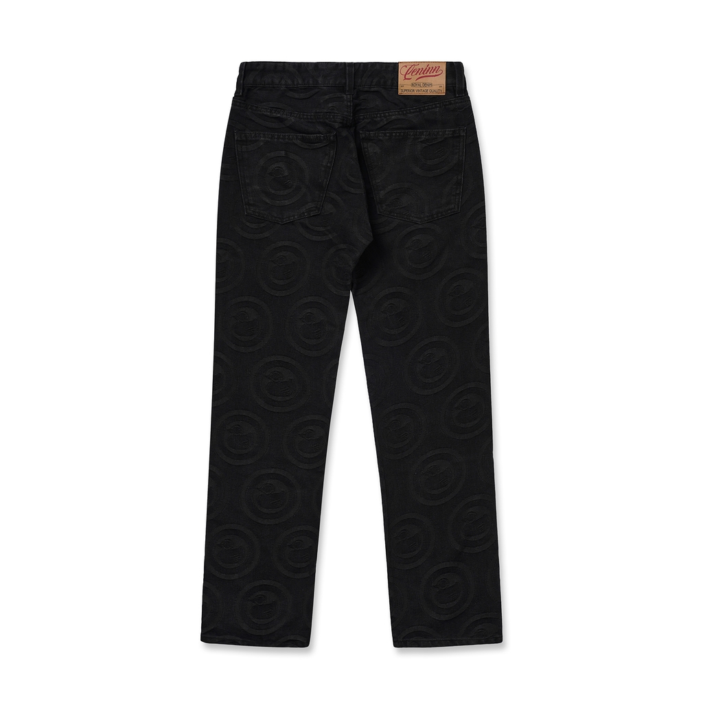 Embroidered Duck Logo Denim Jeans