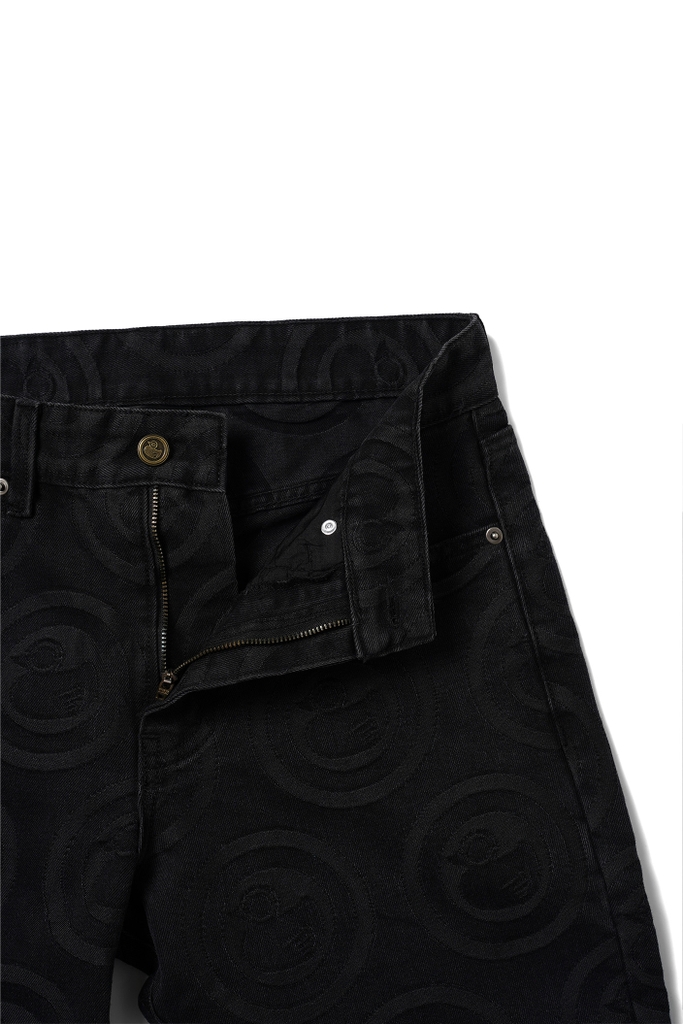 Embroidered Duck Logo Denim Jeans