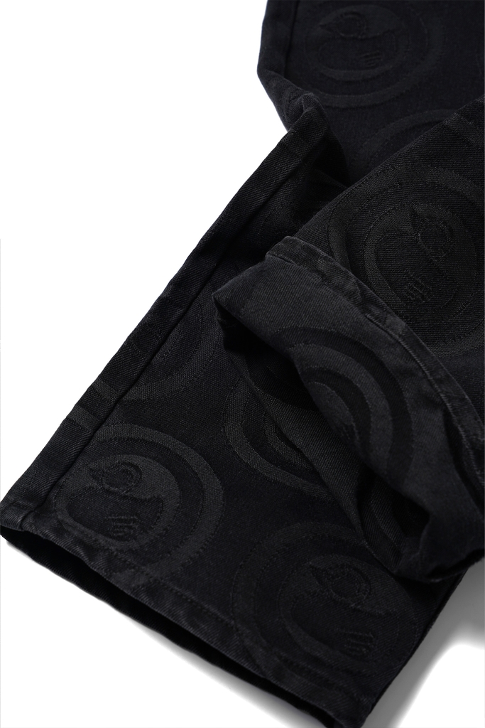 Embroidered Duck Logo Denim Jeans