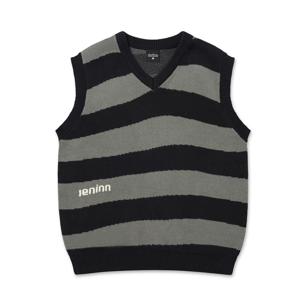 Leninn Wavy Knitted Vest