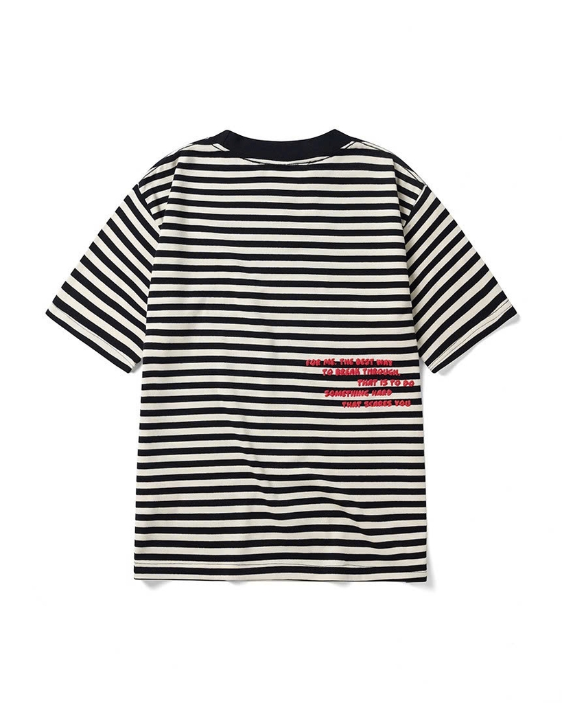 Striped Logo Tee