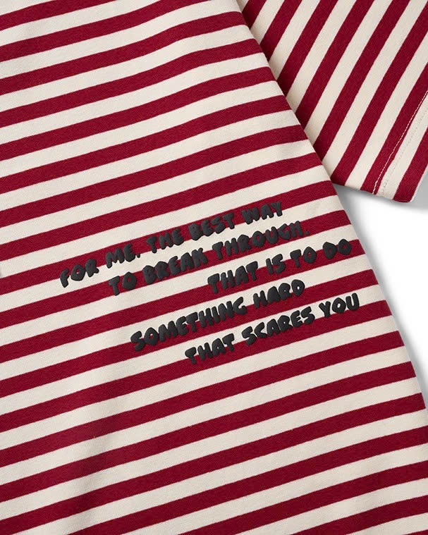 Striped Logo Tee