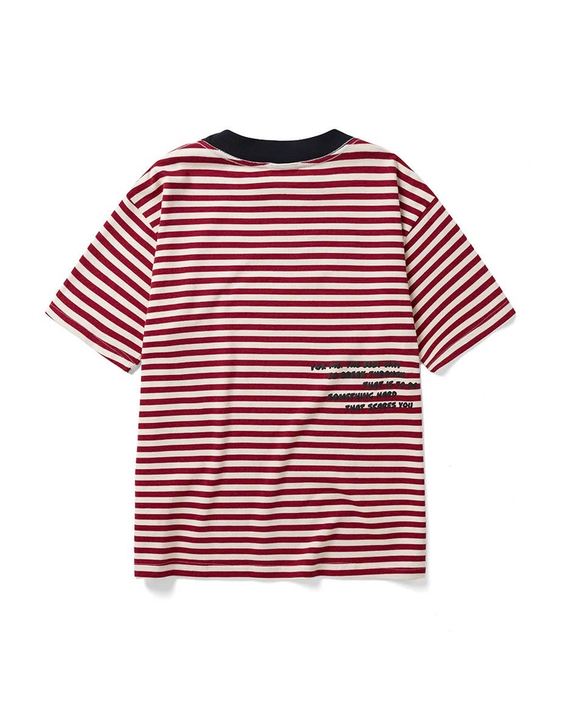 Striped Logo Tee