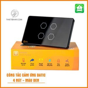 Công tắc Hunonic cảm ứng Datic – 4 Nút