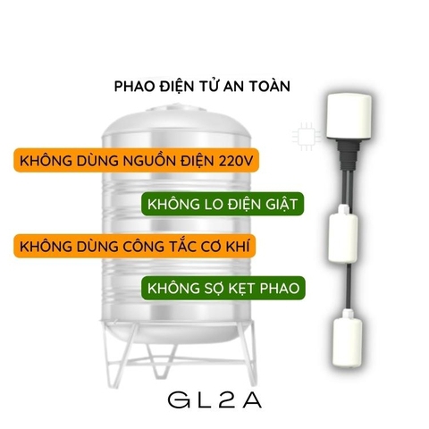 Phao điện tử - Phao điện 12V GL2A