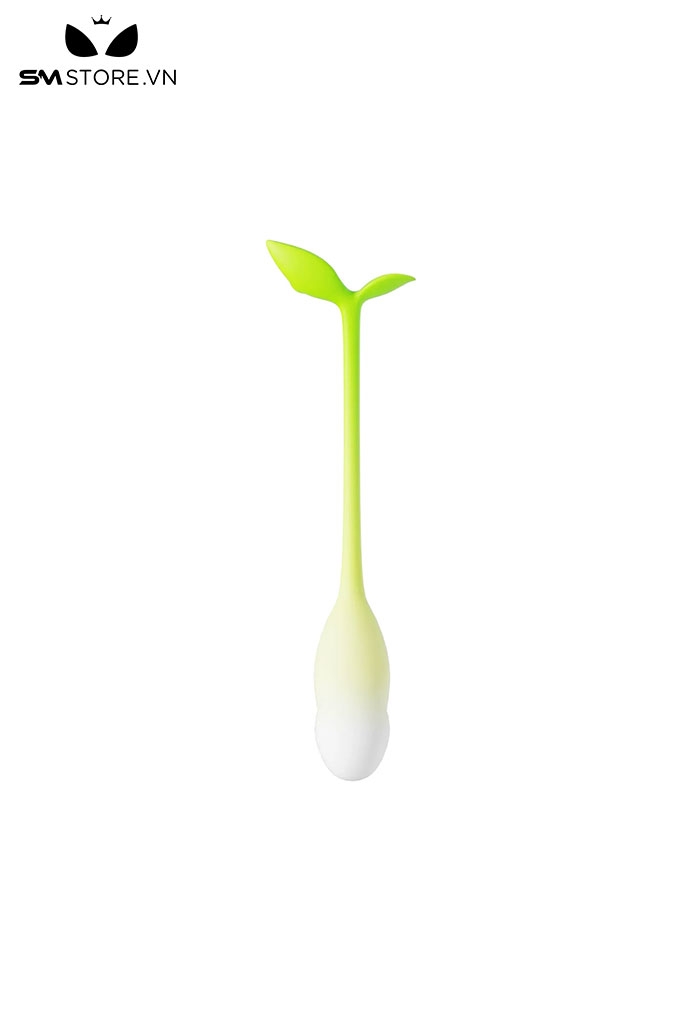 SMT1248 - Trứng rung silicon mini cỏ mầm có 9 tần số chống nước