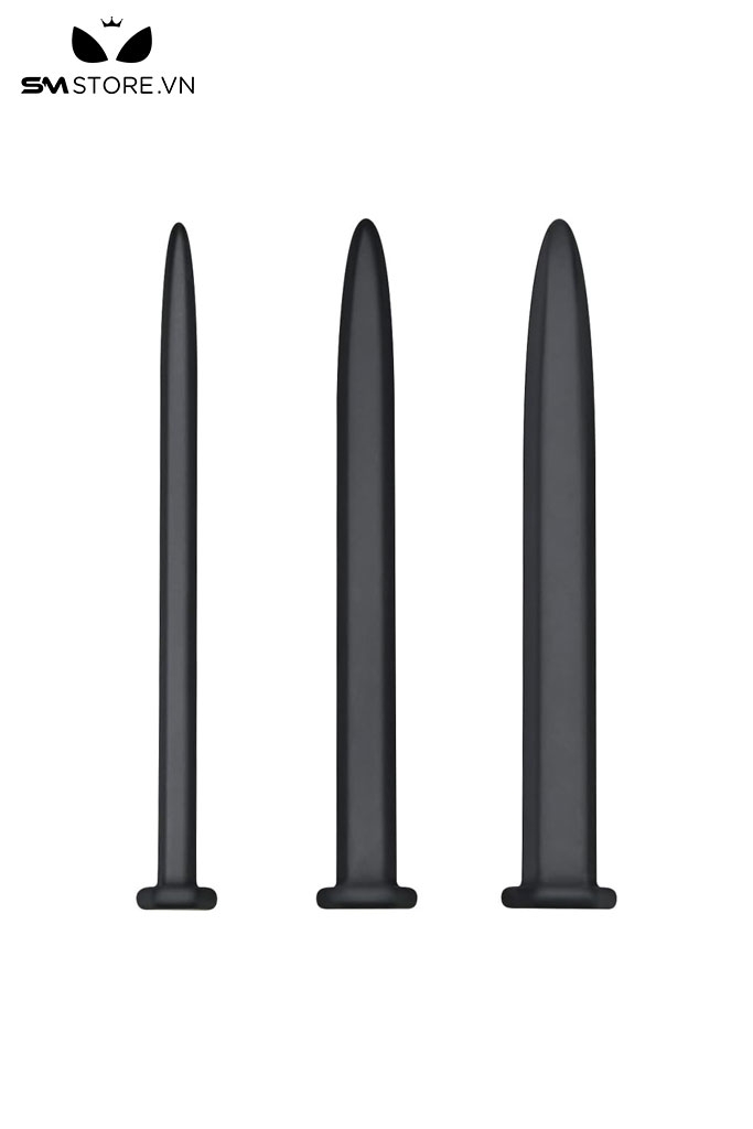 SMT2187 - Que niệu đạo silicon hình cái vít trơn có 3 kích cỡ