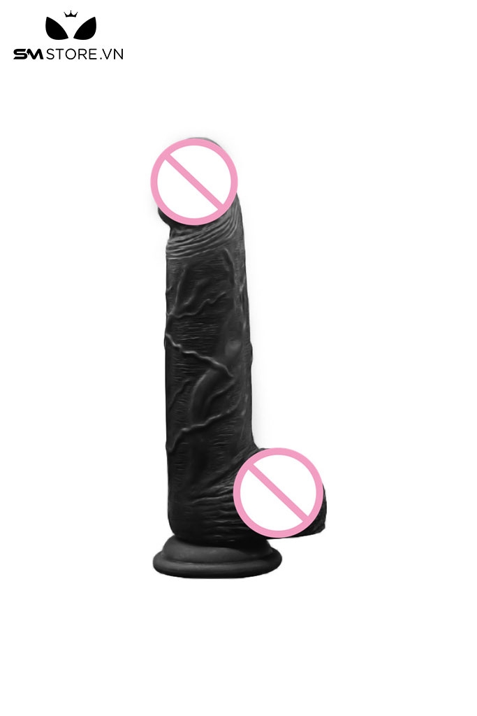 SMT2880 - Dương vật giả Châu Phi silicon dài 22cm đế dính tường