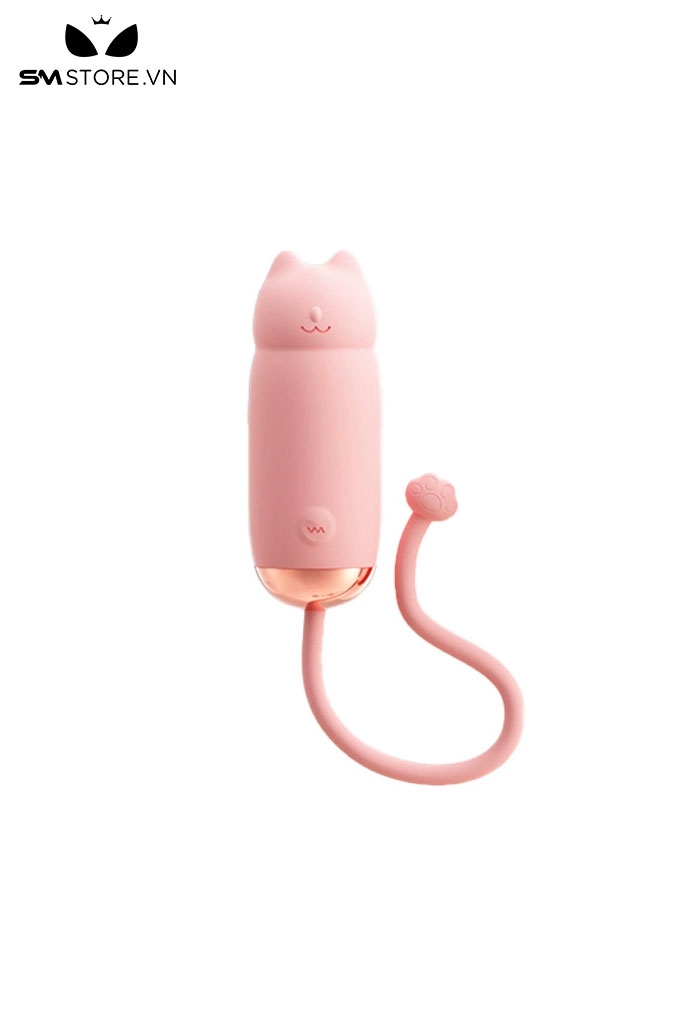 SMT1386 - Trứng rung mini điều khiển từ xa hình mèo dễ thương