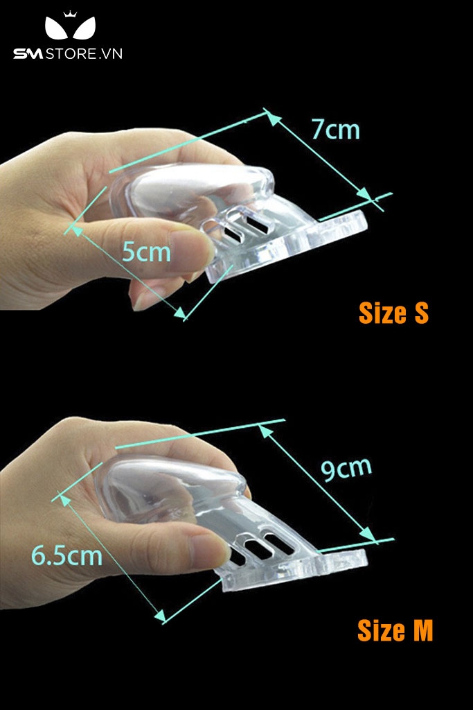 SMT173 - Khóa dương vật nhựa cứng gồm 1 ổ khóa và 2 chìa khóa
