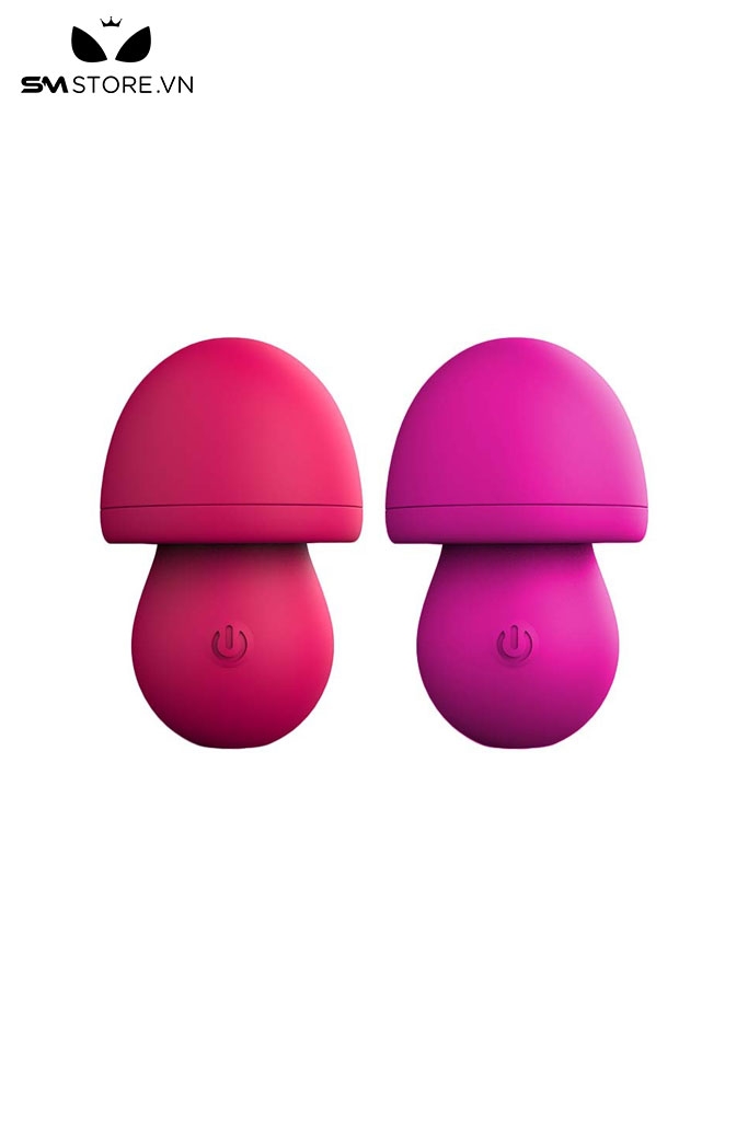 SMT1757 - Trứng rung mini 12 tần số silicon mini có lưỡi dài 7.4cm