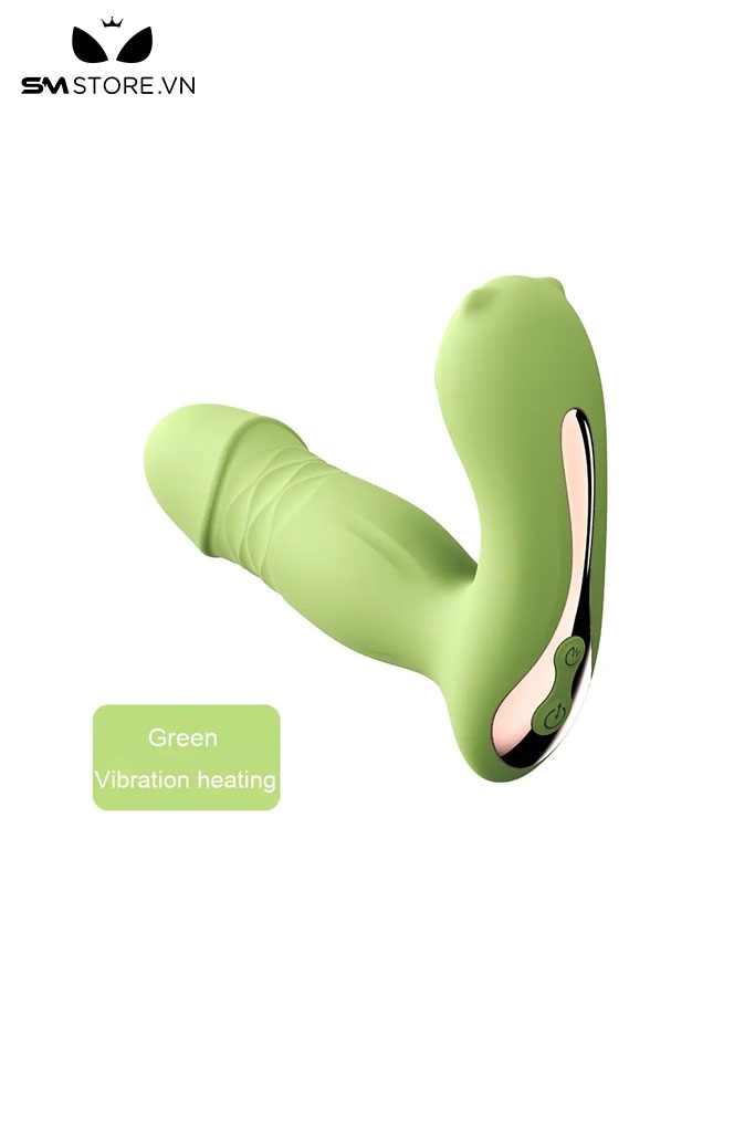 SMT1822 - Dương vật giả rung hút điều khiển xa sạc điện dài 12.5cm