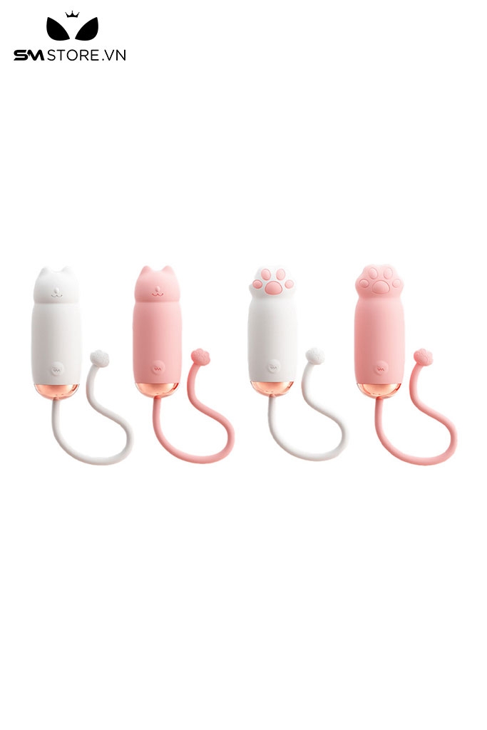 SMT1386 - Trứng rung mini điều khiển từ xa hình mèo dễ thương