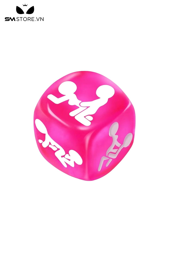SMT726 - Sex dice xúc sắc tình yêu làm bằng nhựa với họa tiết tư thế 69