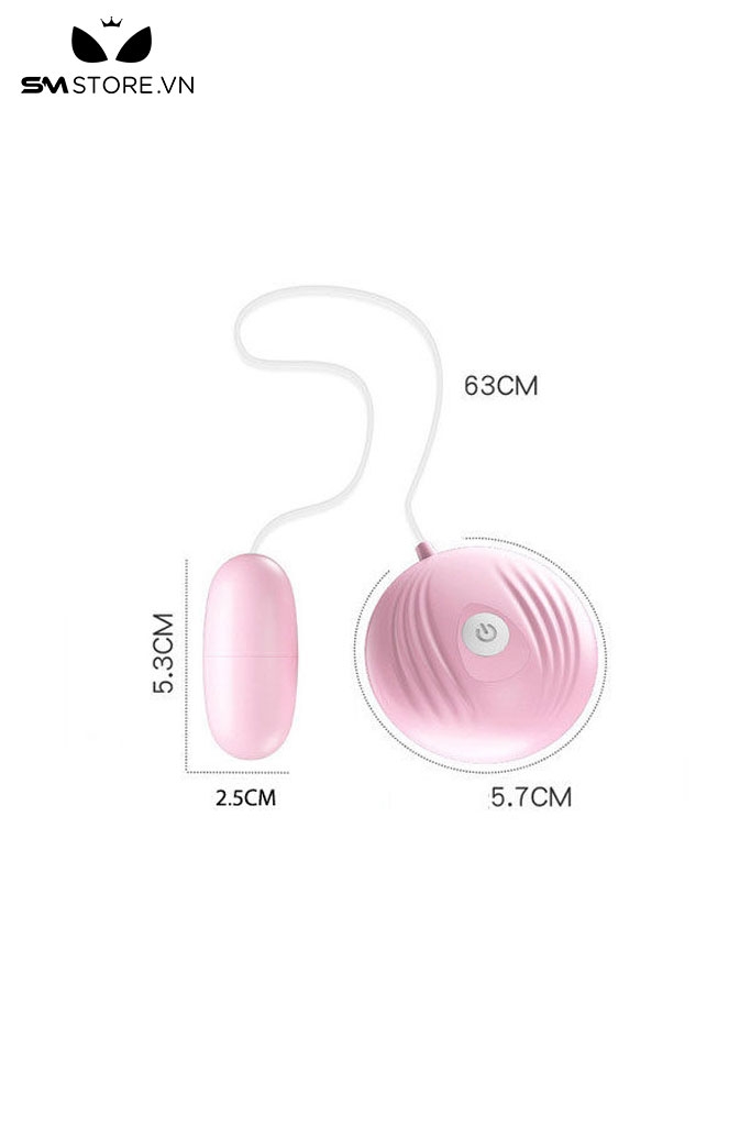 SMT097 - Trứng rung mini có dây nối điều khiển hình vỏ sò
