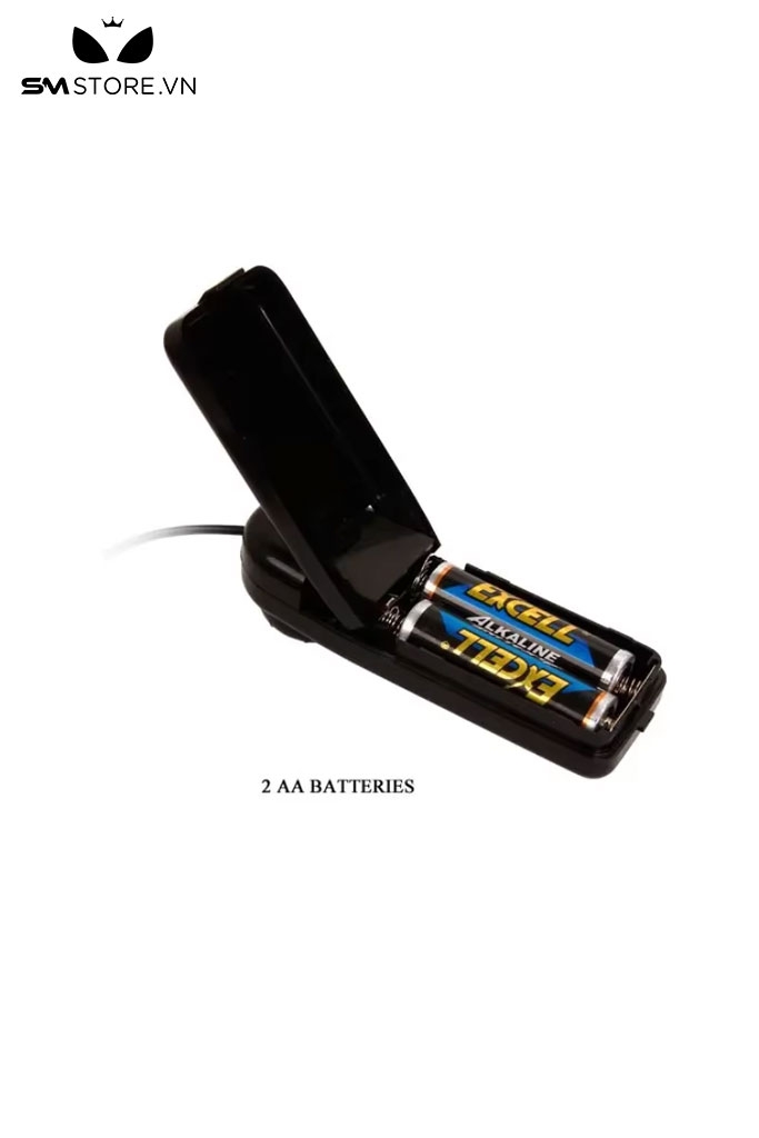 SMT2080 - Máy rung tai thỏ silicon dài 15cm có đai đeo màu hồng