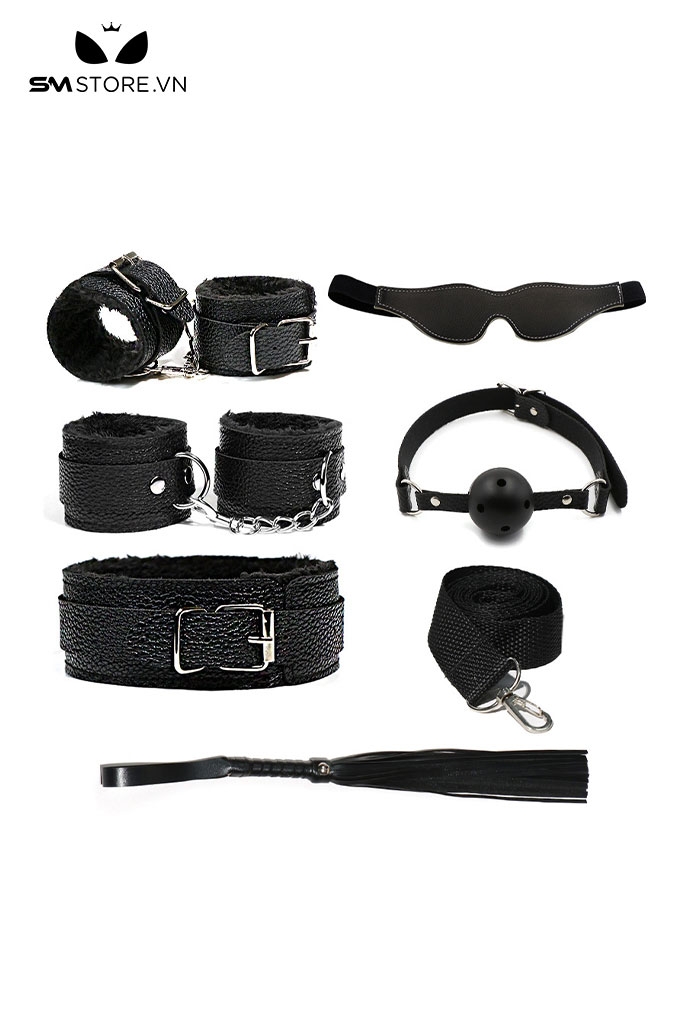 SMT193 - Bộ đồ chơi SM 18+ gồm 7 món 3 màu đen, đỏ, hồng
