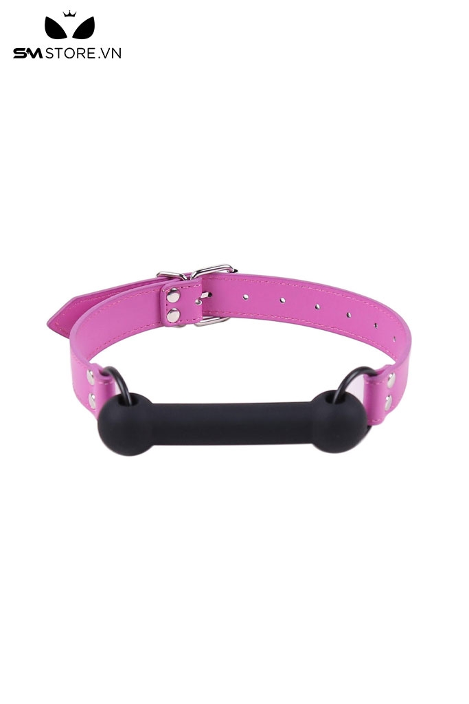SMT028 - bit gag dạng thanh thiết kế dây đeo gài 9 nấc