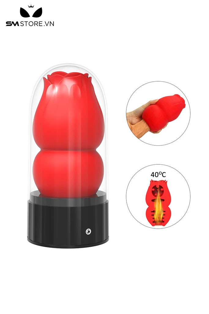 SMT1153 - Máy tập tăng kích thước dương vật hình bông hoa chống nước