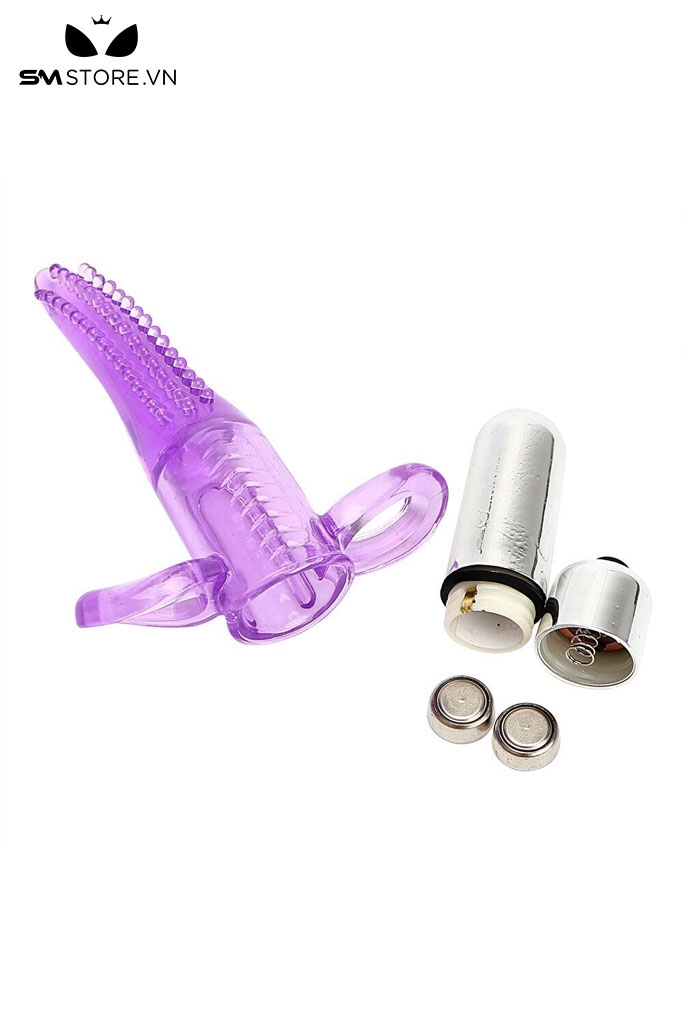 SMT645 - Lưỡi rung có gai silicon màu hồng dài 11cm với 10 chế độ rung