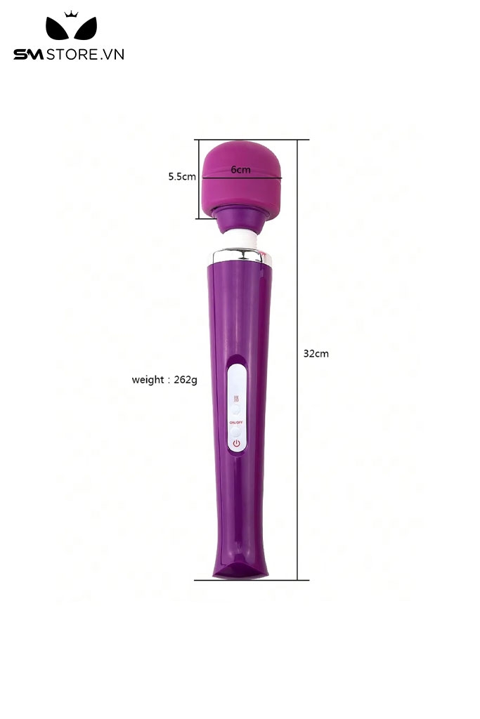 SMT2632 - Chày rung tình yêu có 10 chế độ cắm điện dài 32cm