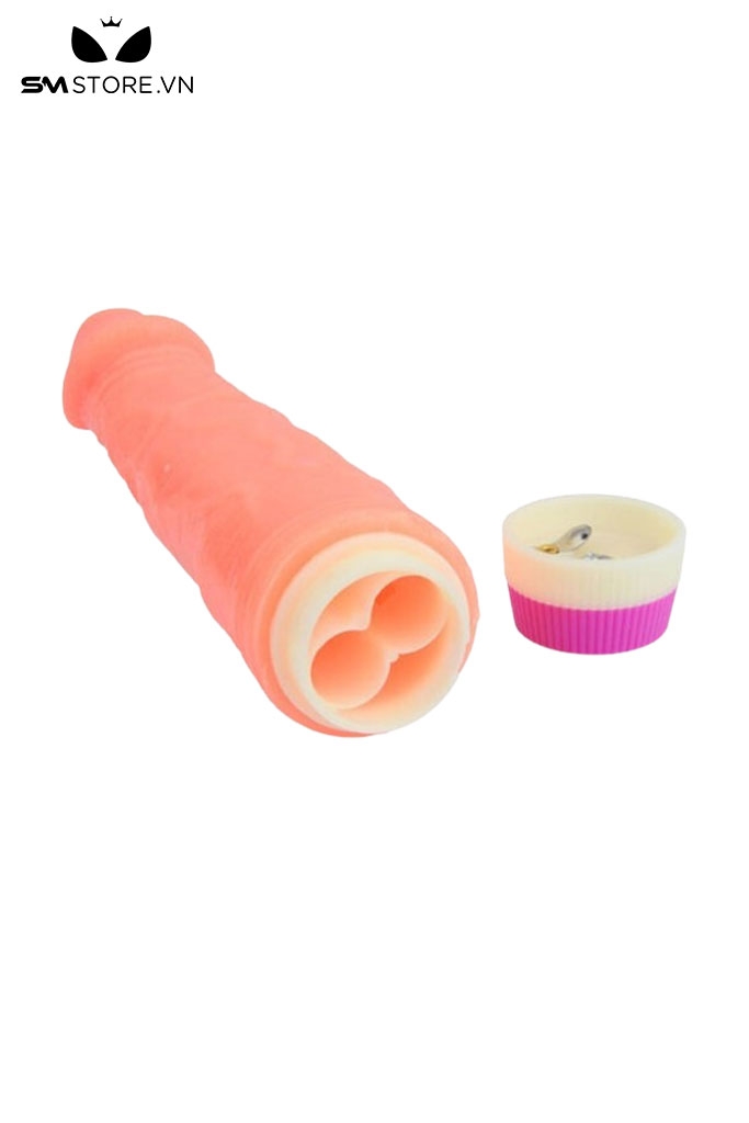 SMT126 - Dildo nhựa với thiết kế dạng thanh rung xoay dài 21cm