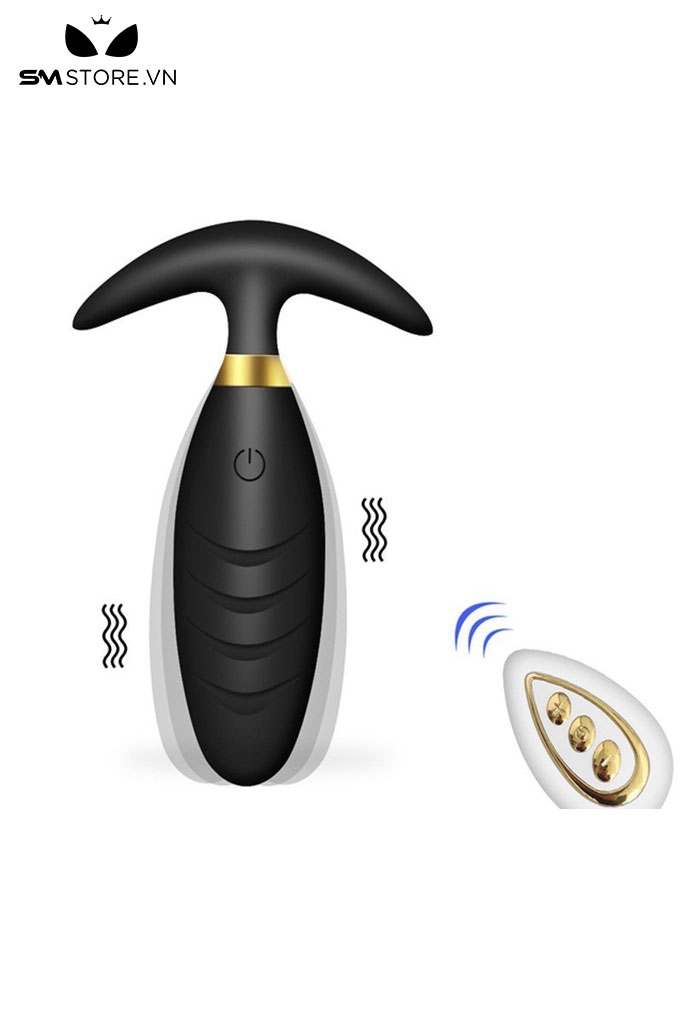 SMT370 - Đồ chơi hậu môn anal phay silicon điều khiển từ xa mini