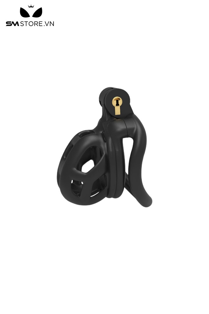 SMT178 - Khóa dương vật cobra bằng nhựa 4 size màu đen