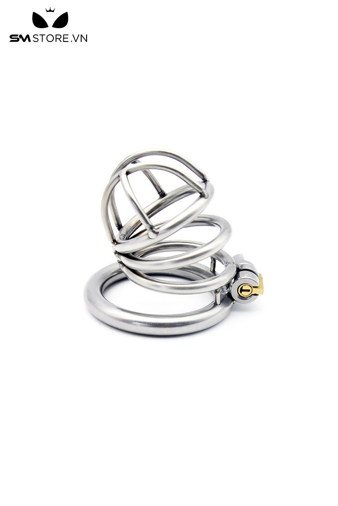 SMT292 - Khóa dương vật inox không gỉ có lồng có 3 kích cỡ