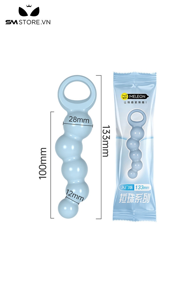 SMT1437 - Anal beads đồ chơi hậu môn có 5 tầng bi chất liệu nhựa