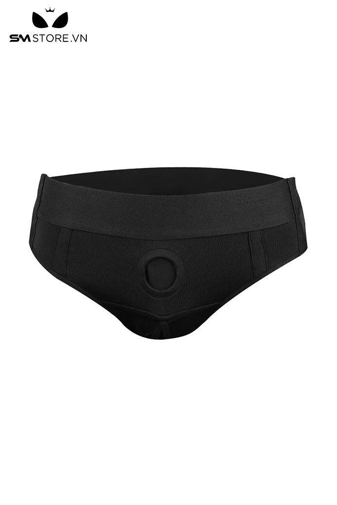 SMT182 - Đai đeo dương vật cho les thiết kế lỗ đôi chất liệu co giãn