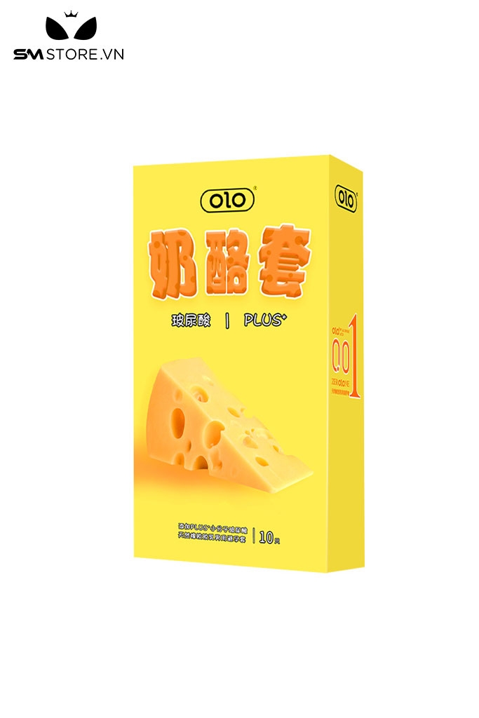 SMT2393 - Bao cao su siêu mỏng OLO cheese hộp 10 gói