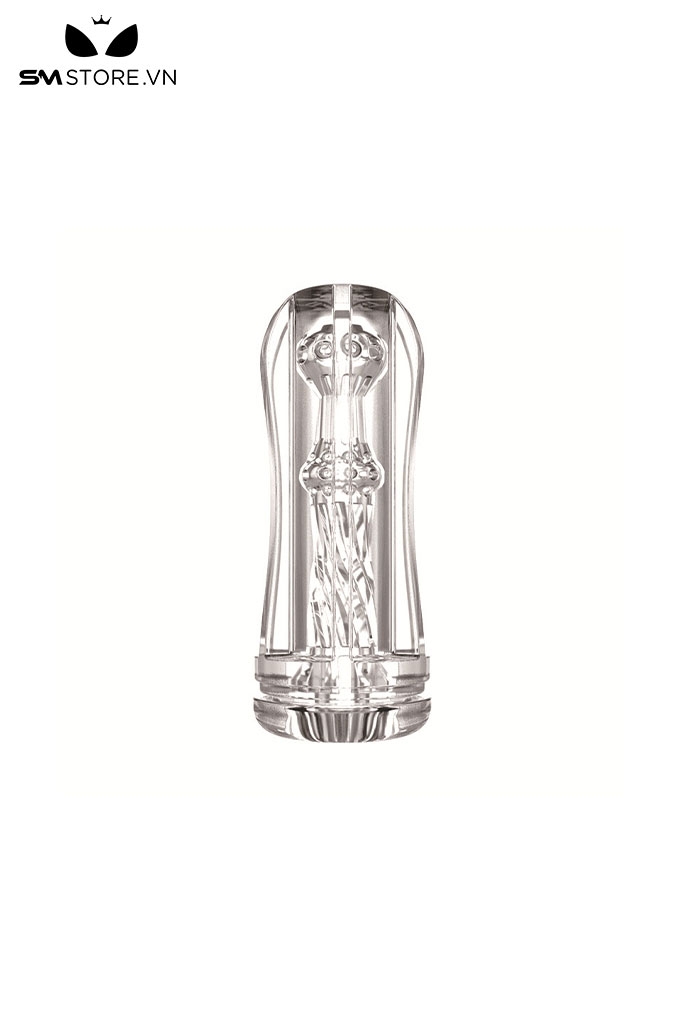 SMT162 - Cốc thủ dâm trong suốt Trail II dài 16cm với độ co giãn