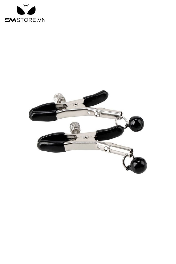 SMT037 - kẹp đầu ti thiết kế gắn đôi chuông mini 6 màu tùy chọn