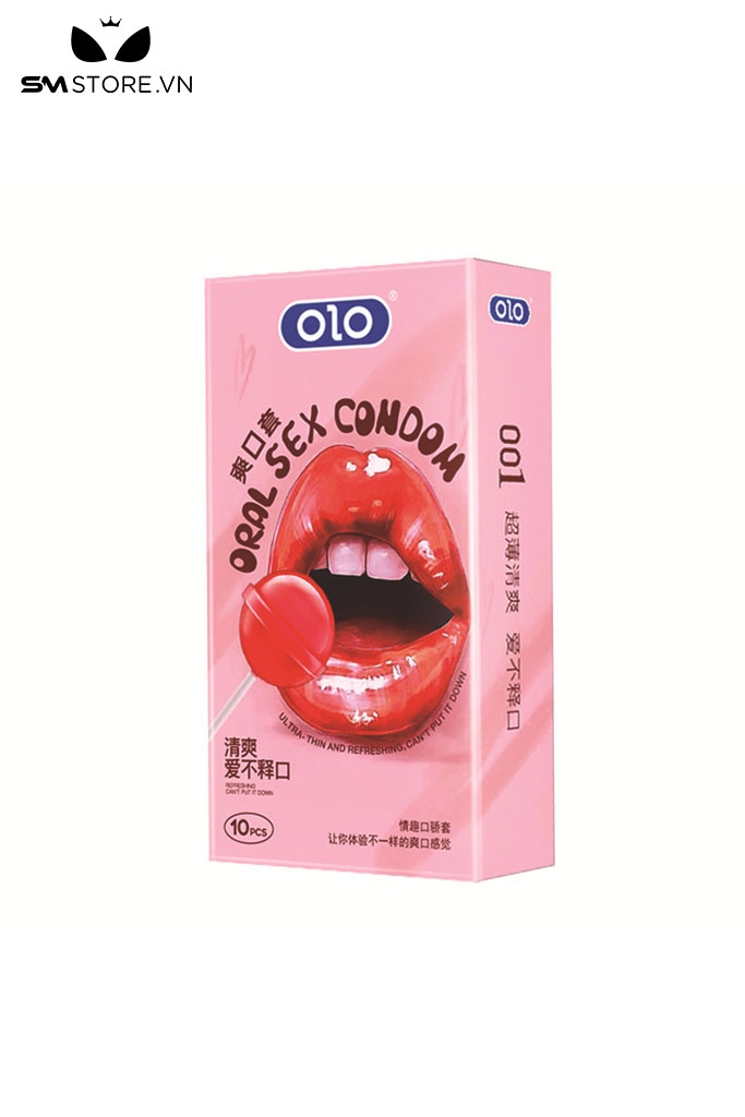 SMT1233 - Bao cao su bằng miệng OLO siêu mỏng hương tự nhiên