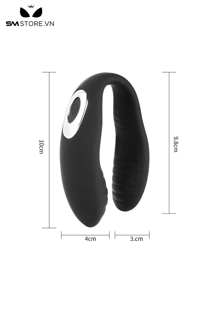 SMT2676 - Trứng rung 2 đầu điều khiển từ xa hình chữ U có 10 chế độ