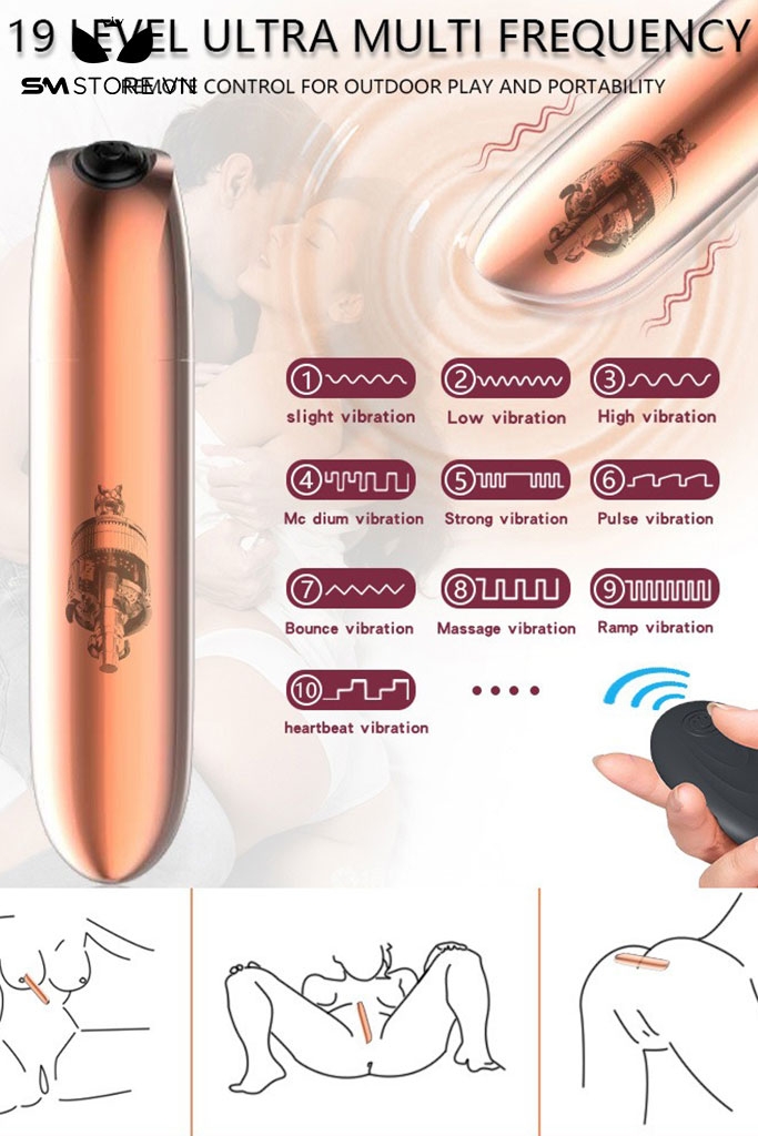 SMT1148 - Máy rung ngụy trang hình viên đạn nhỏ gọn dài 99mm