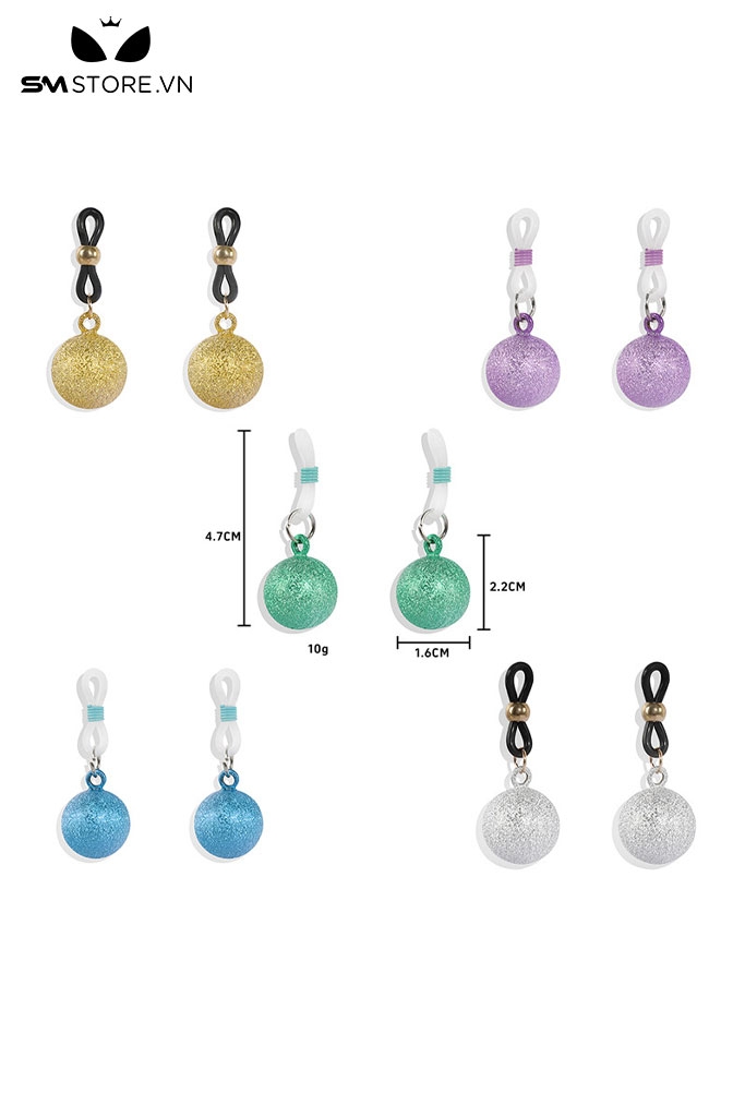 SMT3033 - Kẹp núm vú dạng thít chuông nước hình cầu chùm nước